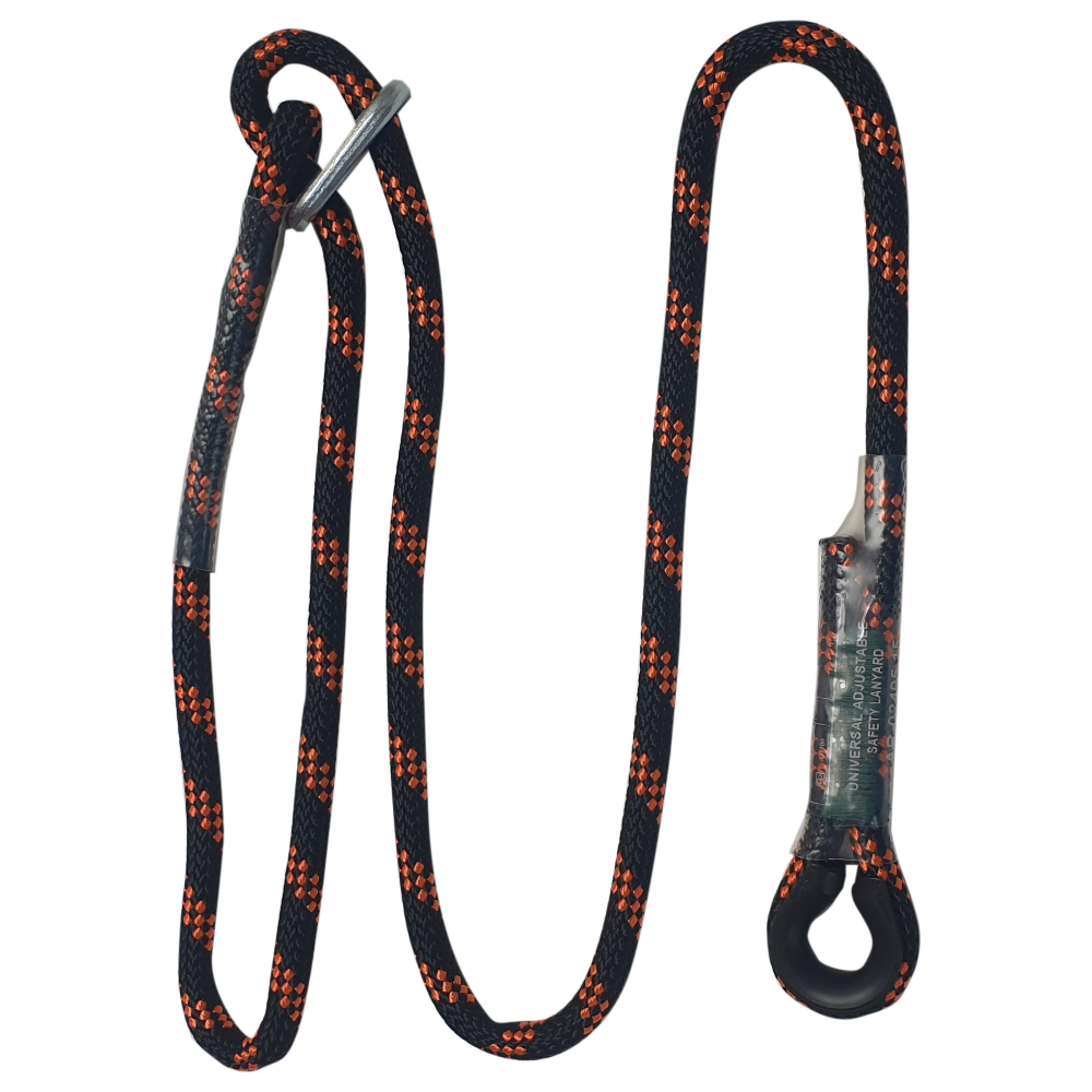 Adjustable Length Rope Lanyard with Carabiners – AR-02405/1.0 - 1m