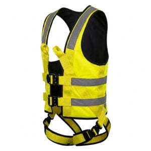 AR-01013H ARESTA Hi-Vis Yellow Jacket Harness with EEZE-KLICK Buckles - Large
