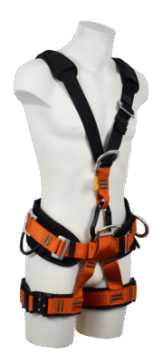 AK-01160 ARESTA Multi Plus 6 Abseil Harness with EEZE-KLICK Buckles M-XL
