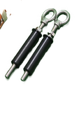 12mm reusable anchor bolts, with rubber sleeving.