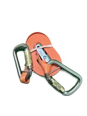 ARESTA 6m 15kn Ladder strap 25mm with carabiners.